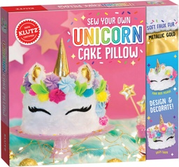 [9781338355222] Klutz Sew Your Own Unicorn Cake Pillow