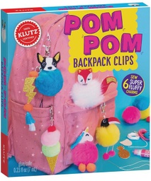 [9781338355253] Klutz Pom-Pom Backpack Clips